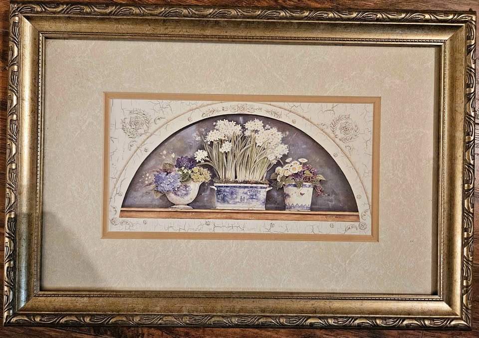 Kathryn White Flower Painting