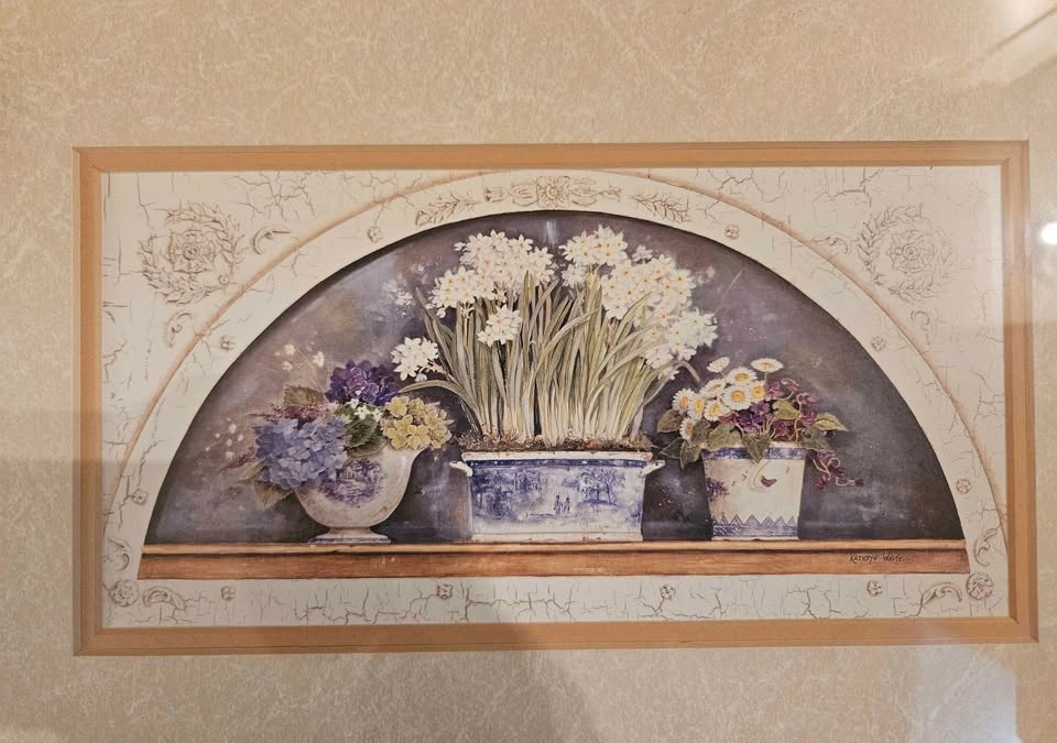 Kathryn White Flower Painting - photo 2