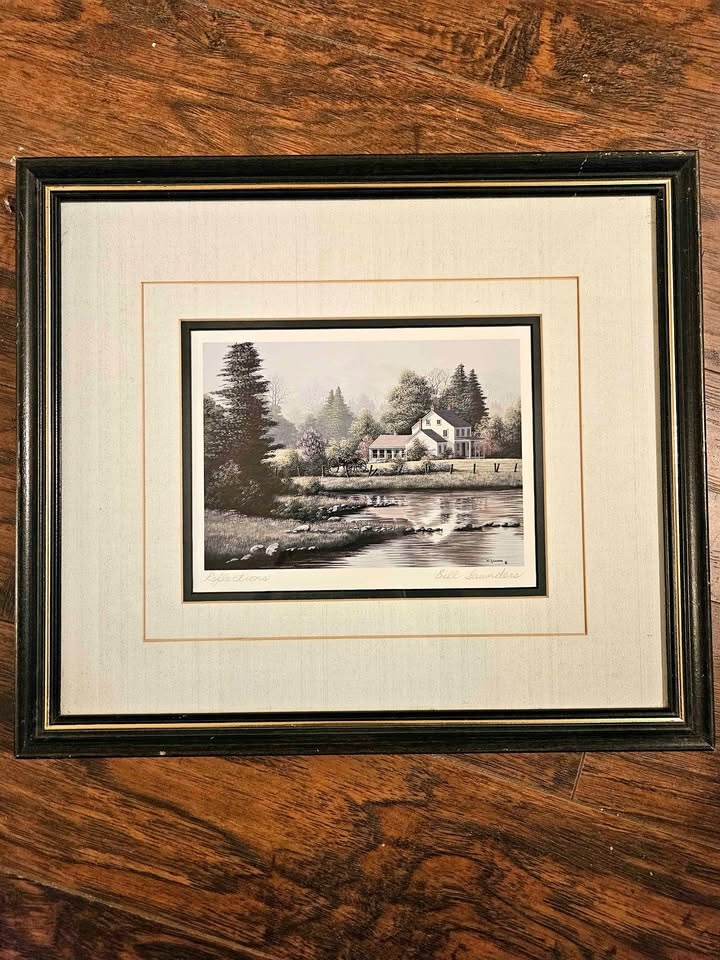 Framed Bill Saunders Print