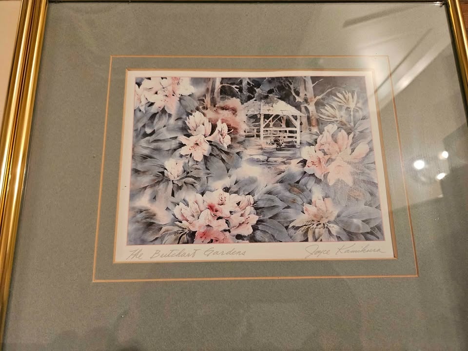 4 Framed Watercolor Paintings by Joyce Kamikura - photo 4