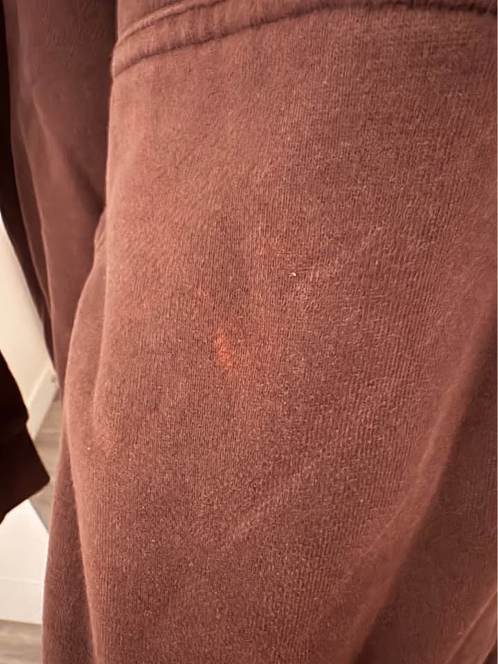 Aritzia sweatfleece, brown mega fit hoodie - photo 2