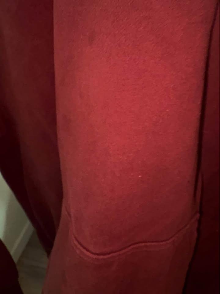 Aritzia sweatfleece, brown mega fit hoodie - photo 3