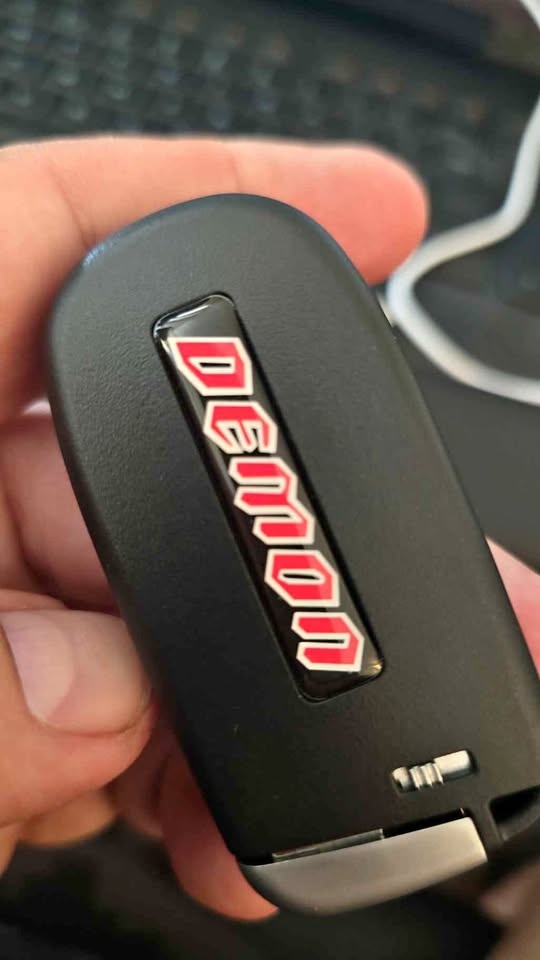 Charger challenger Dodge SRT chrysler DEMON key fob original cov
