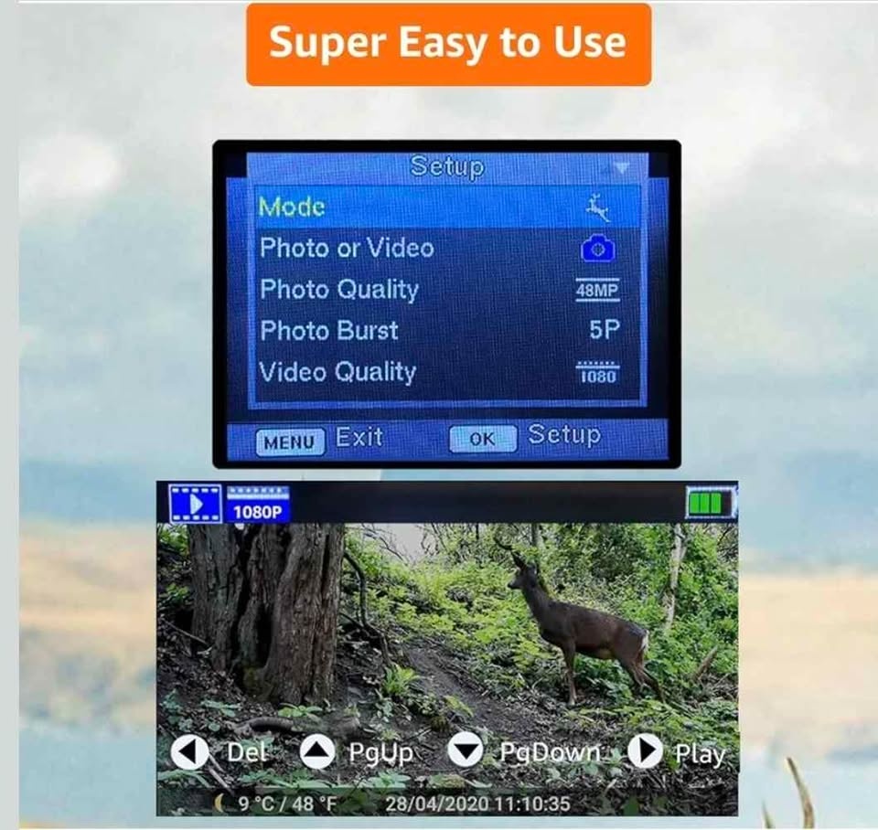 GardePro A3S Trail Camera, 64MP 1296p - photo 4