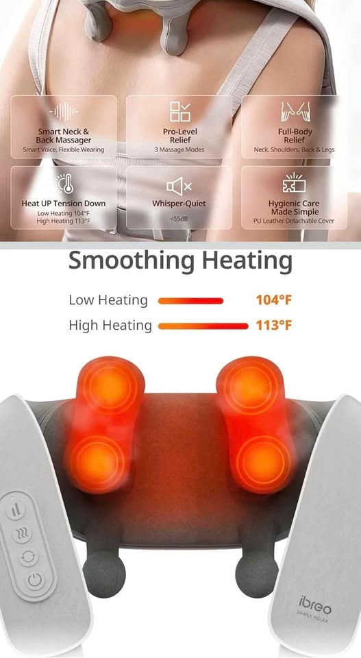 Shiatsu Neck and Back Massager with Heat - photo 2