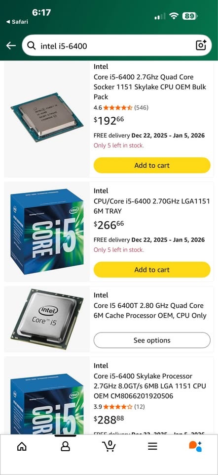 i5-6400 CPU - photo 2
