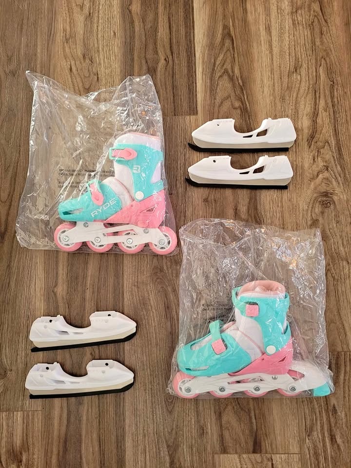 2-1 Ryde Kid Ice Skate/Roller Skate