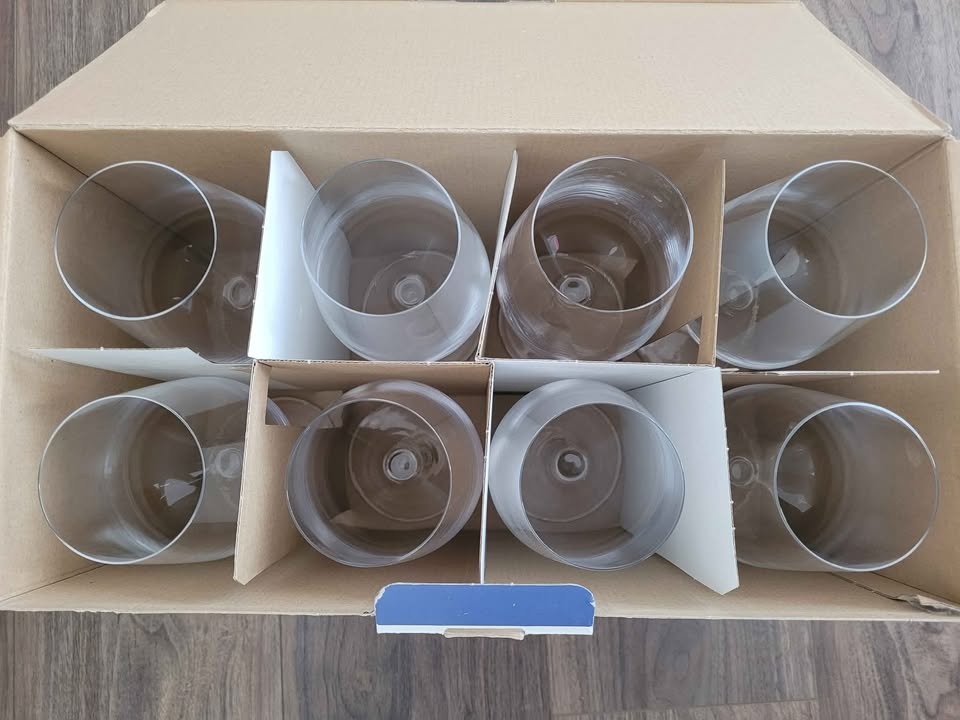 Mikasa Wine+Champagne Crystal Glasses New In Box - photo 5