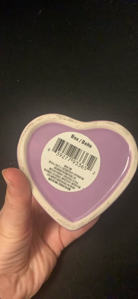 Purple Heart-Shaped Jewelry Box - photo 3