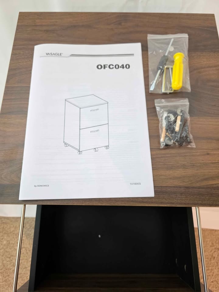 VASAGLE 2-Drawer Mobile File Cabinet - photo 4