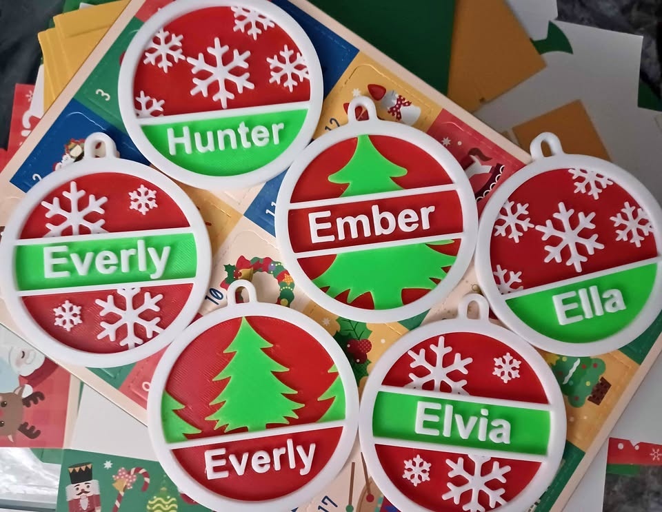 Personlized Christmas ornaments