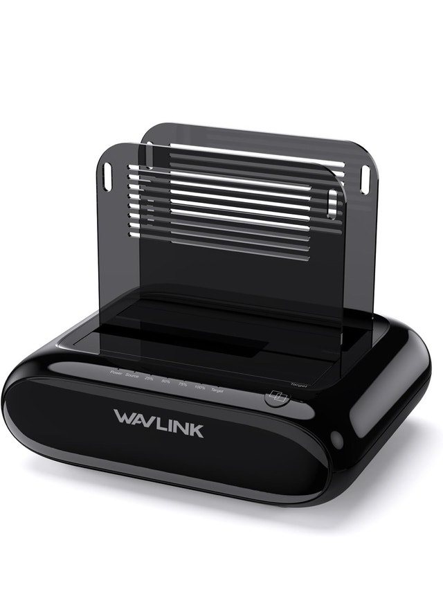 Wavlink Dual HDD Dock – USB 3.0, Clone, 2x 20TB Support