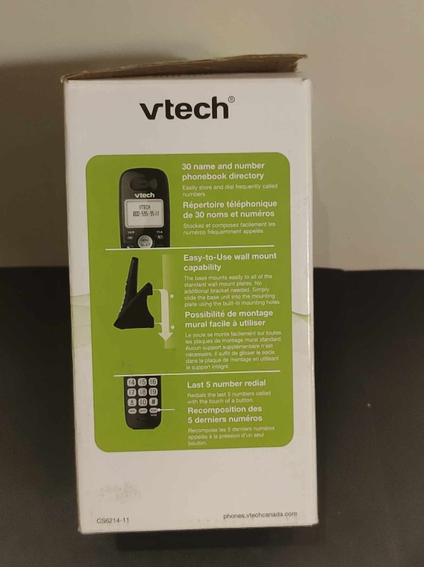 VTech CS6214-11 Cordless Telephone - photo 2