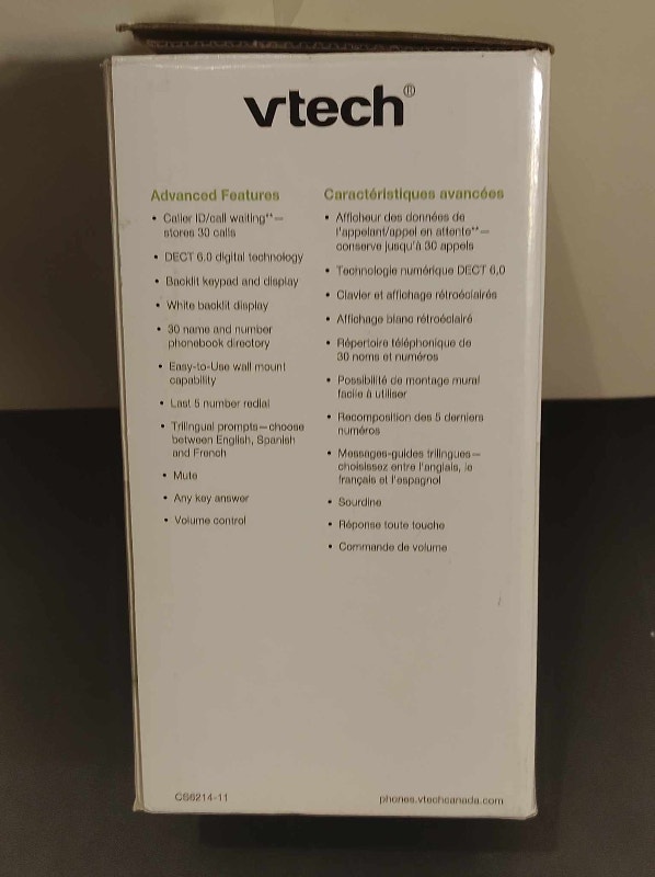VTech CS6214-11 Cordless Telephone - photo 3