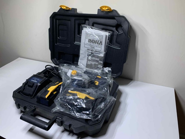 RONA 18V Screw Gun Kit + 2 Batteries | Good Finds - photo 2