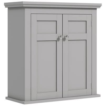 Kleankin Bathroom Wall Cabinet – Grey | Good Finds