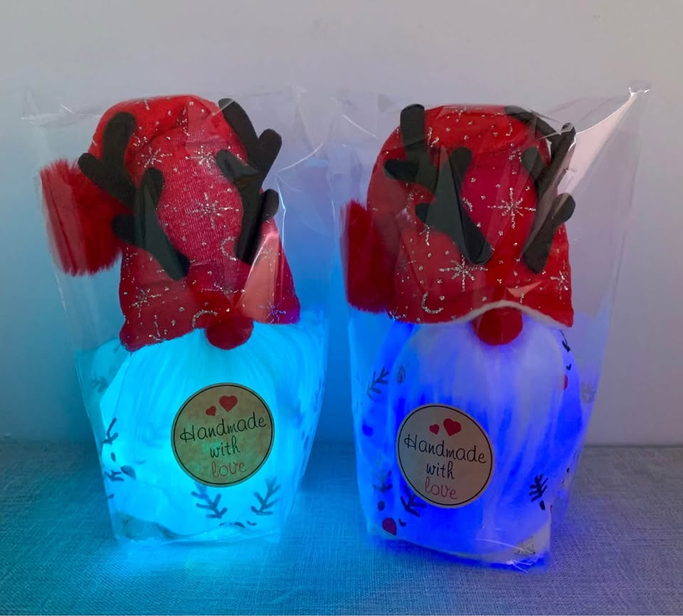 LED Light Up Christmas Gnomes - photo 2