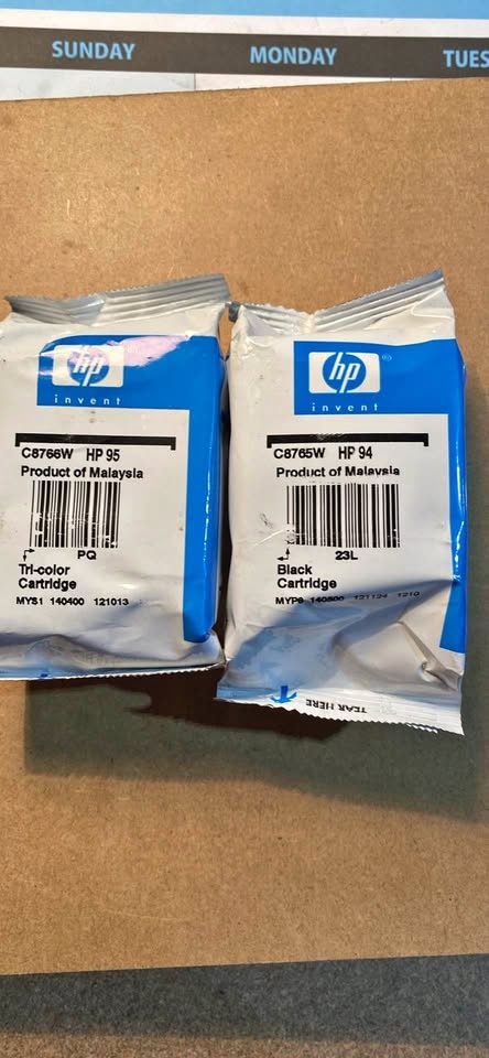 HP invent C8766W HP 95. &. C8765W HP94