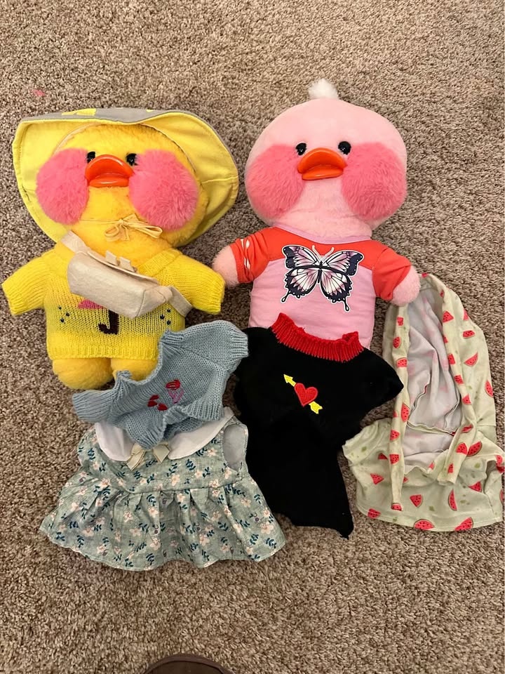 Lalafanfan Duck plush dolls, duck stuffy, Christmas gift
