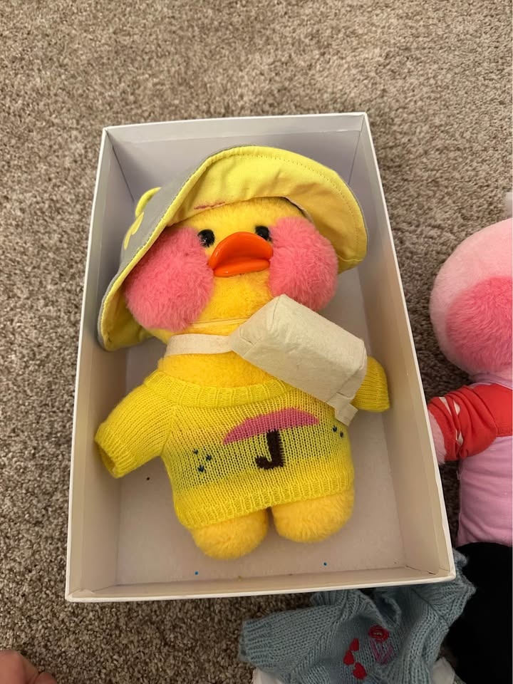 Lalafanfan Duck plush dolls, duck stuffy, Christmas gift - photo 2