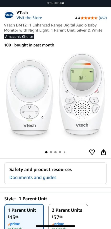 VTech Audio Baby Monitor - photo 3