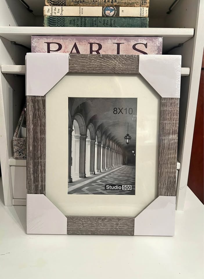 Brand new grey wood frames 8 x 10