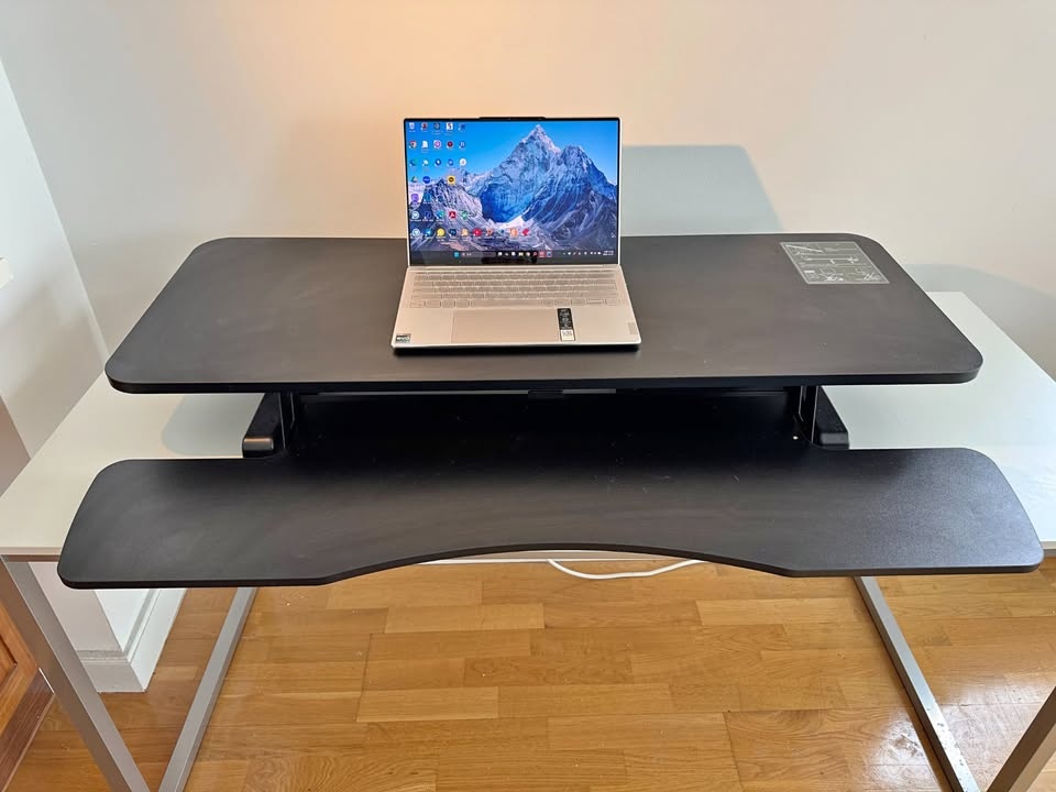 VIVO Standing Desk Converter - 42 inch Model: DESK-V042KB (Black