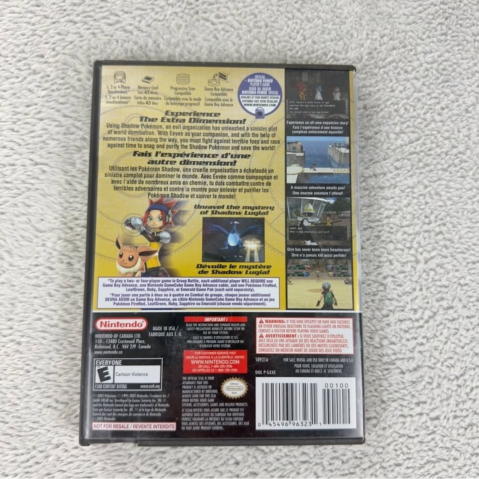 Nintendo GameCube Pokemon XD Gale of Darkness CIB - photo 2