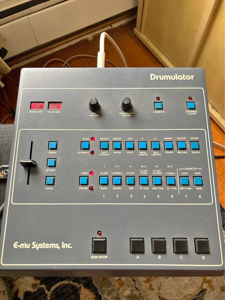 E-MU Drumulator 1983 watch video