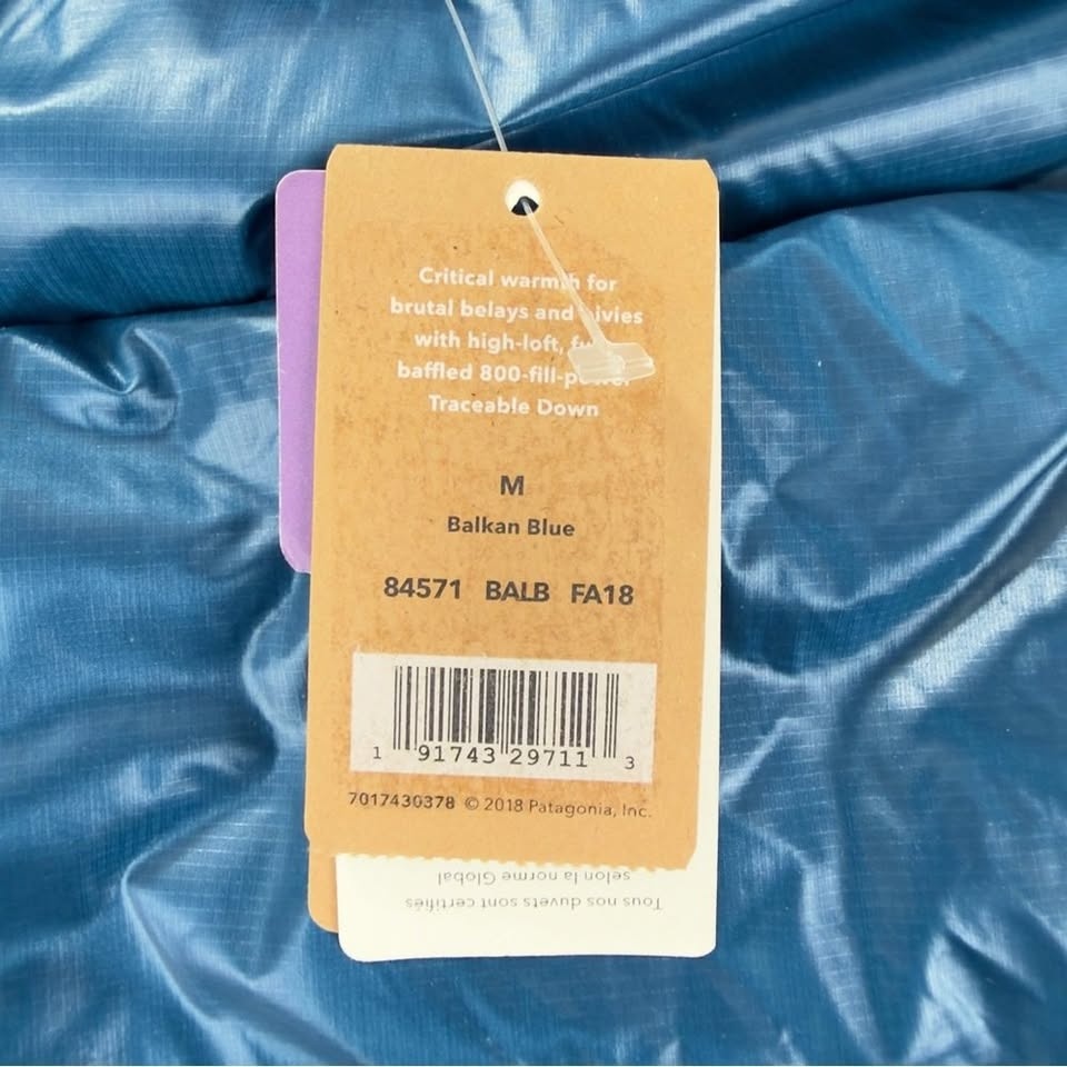 Patagonia Fitz Roy Down Parka Balkan Blue M - photo 4