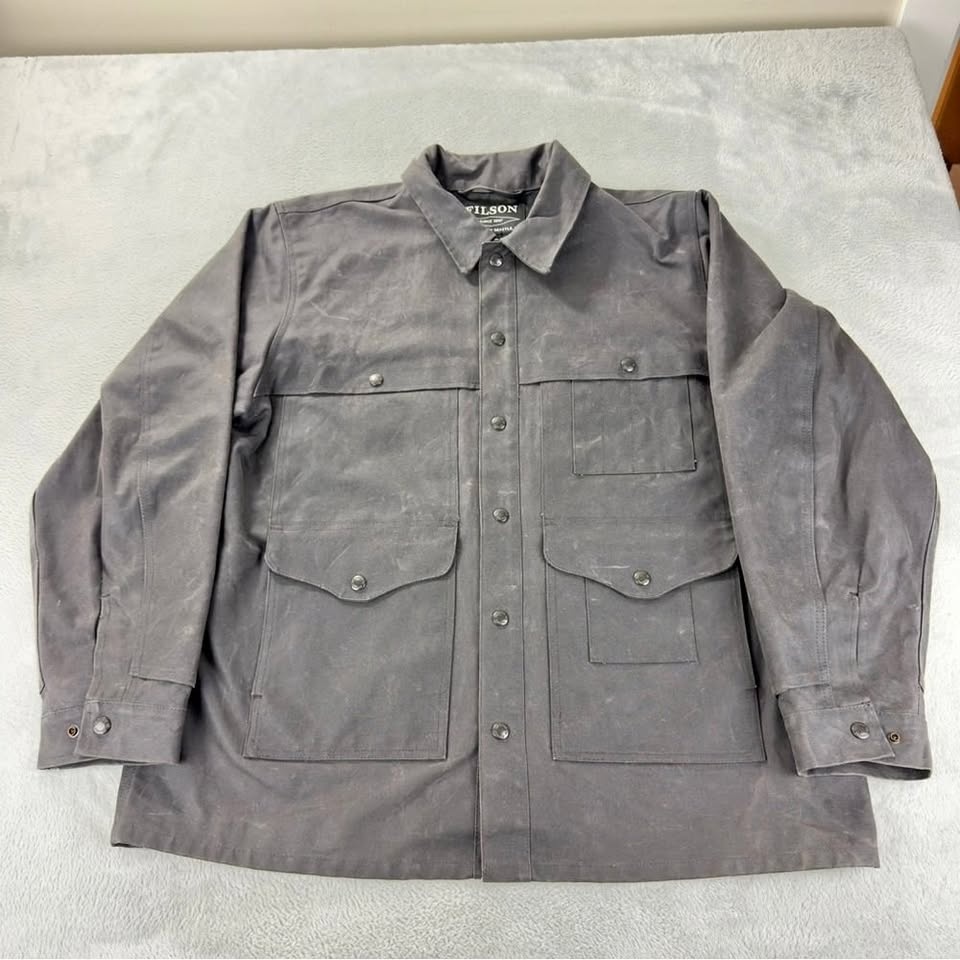 CC Filson Tin Cloth Short Lined Cruiser Jacket Mens XL