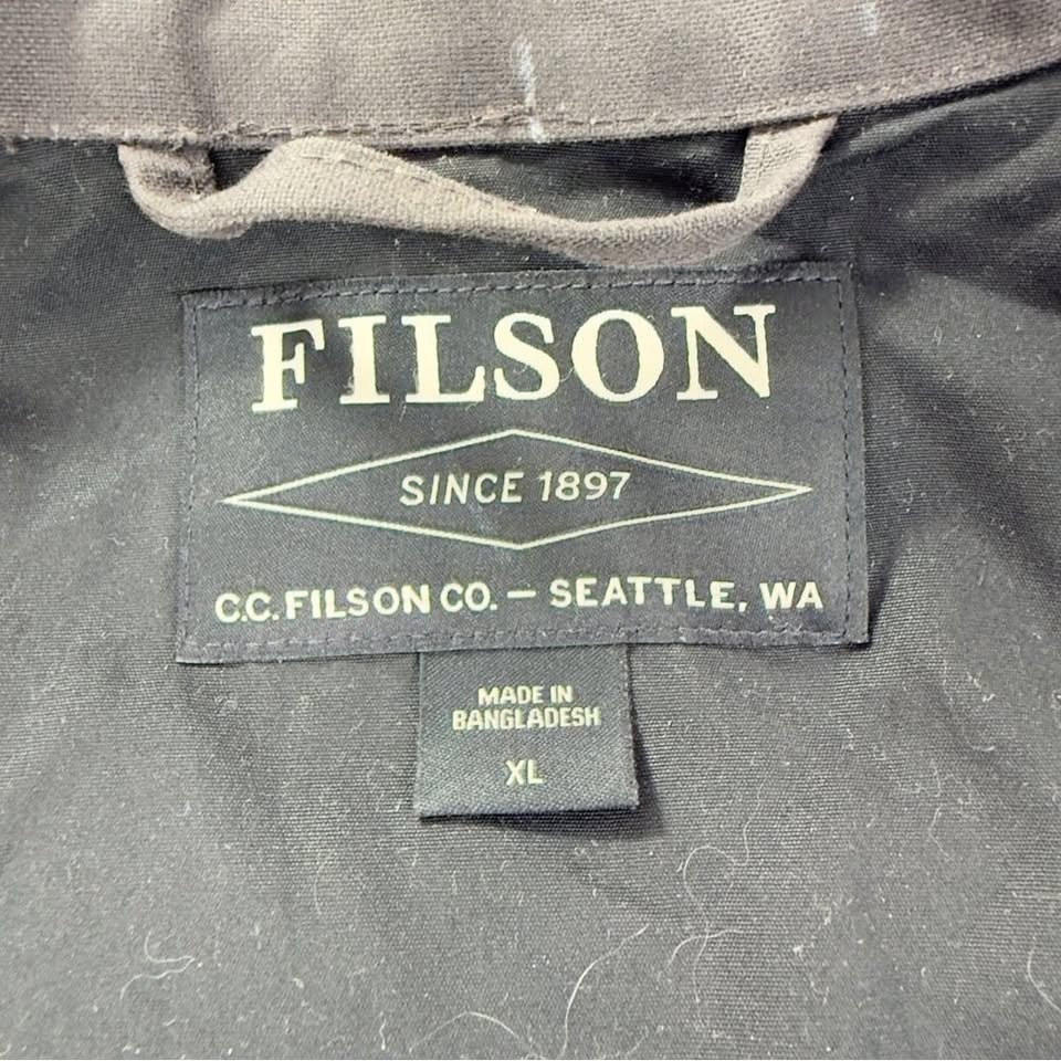 CC Filson Tin Cloth Short Lined Cruiser Jacket Mens XL - photo 2