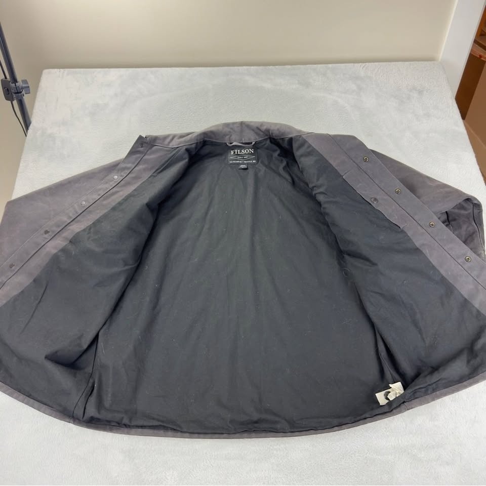 CC Filson Tin Cloth Short Lined Cruiser Jacket Mens XL - photo 3