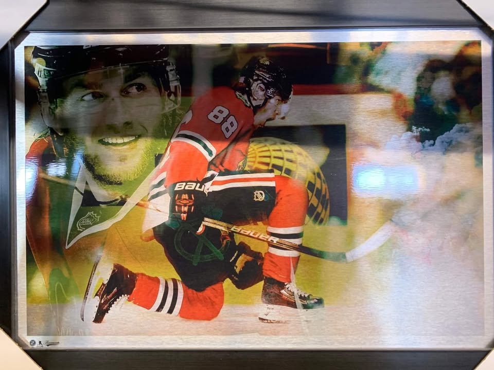 Frameworks Patrick Kane metal print BlackHawks Collage - photo 2