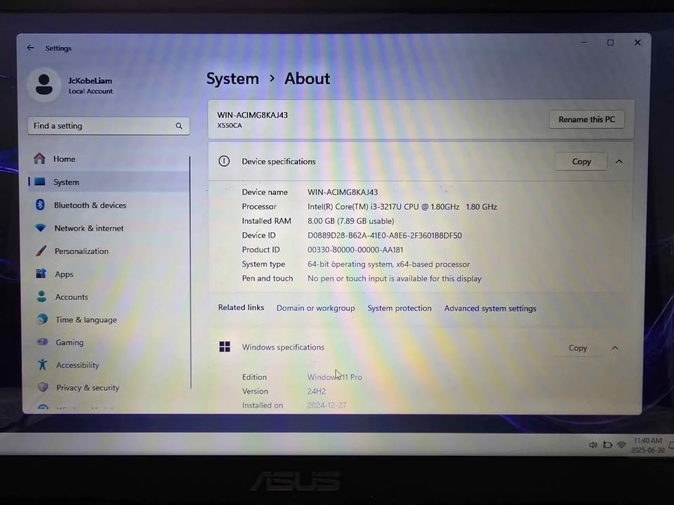 ASUS Core i3 Laptop - photo 5