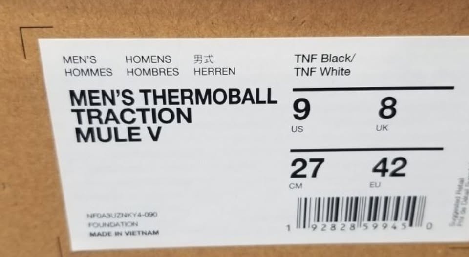 NORTH FACE THERMOBALL TRACTION MULE V SLIPPERS - photo 3