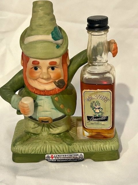 Hoffman Ceramic Whiskey Decanters - Mr. Lucky Series ;