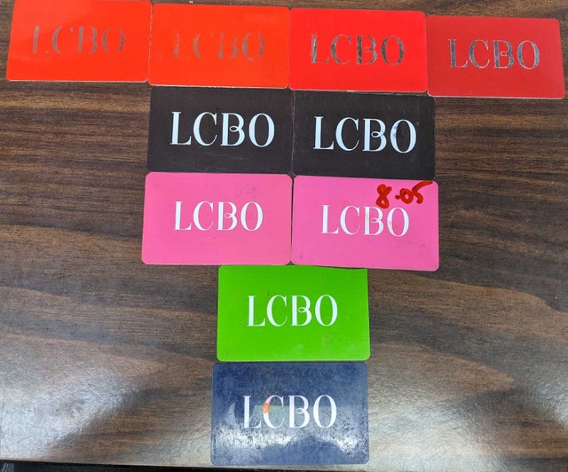 LCBO small gift card balances pay $43.2