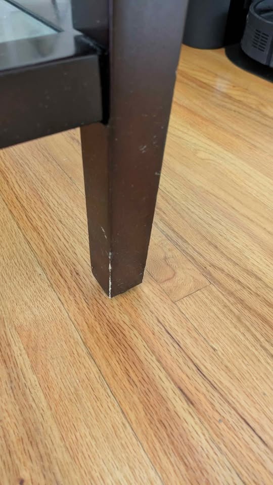 Glasstop coffee/side table for sale - photo 4