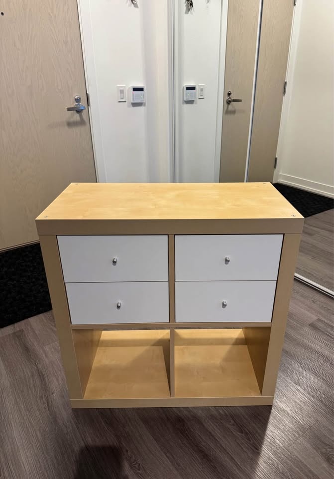 IKEA KALLAX shelf w/ 4 drawers - photo 2