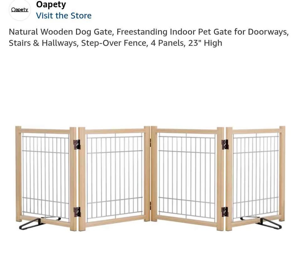 Free Standing Pet Gate - New