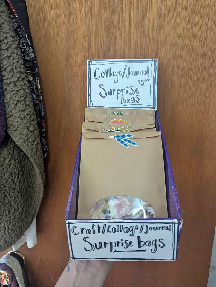 Collage/Journal surprise bag