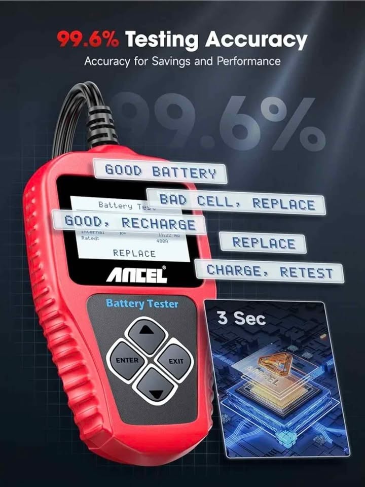ANCEL BA101 Car Battery Tester - photo 4