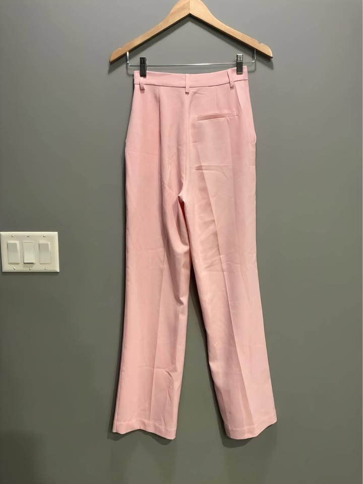 Bardot Pink High-Waisted Dress Pants - Size XS (US 2) - photo 4