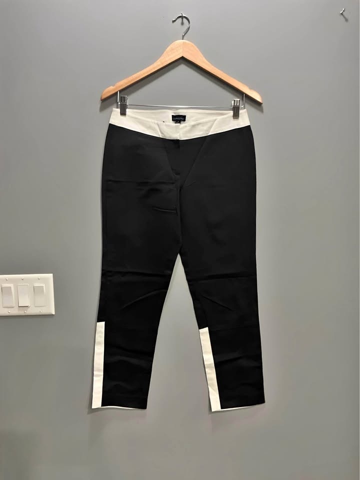 Cynthia Rowley Black & White Pants - Size 2