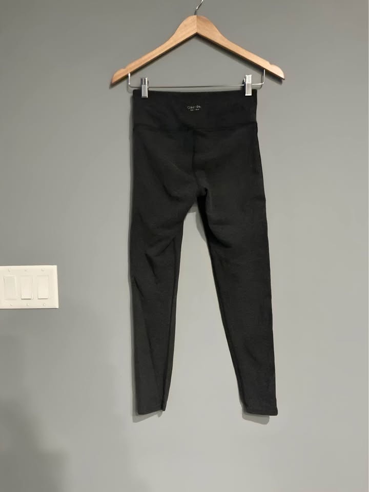 Calvin Klein Grey Leggings with Side Logo - Size Small - photo 4