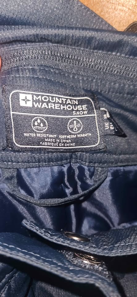 Women's snow pants size 14 in Blue - photo 2