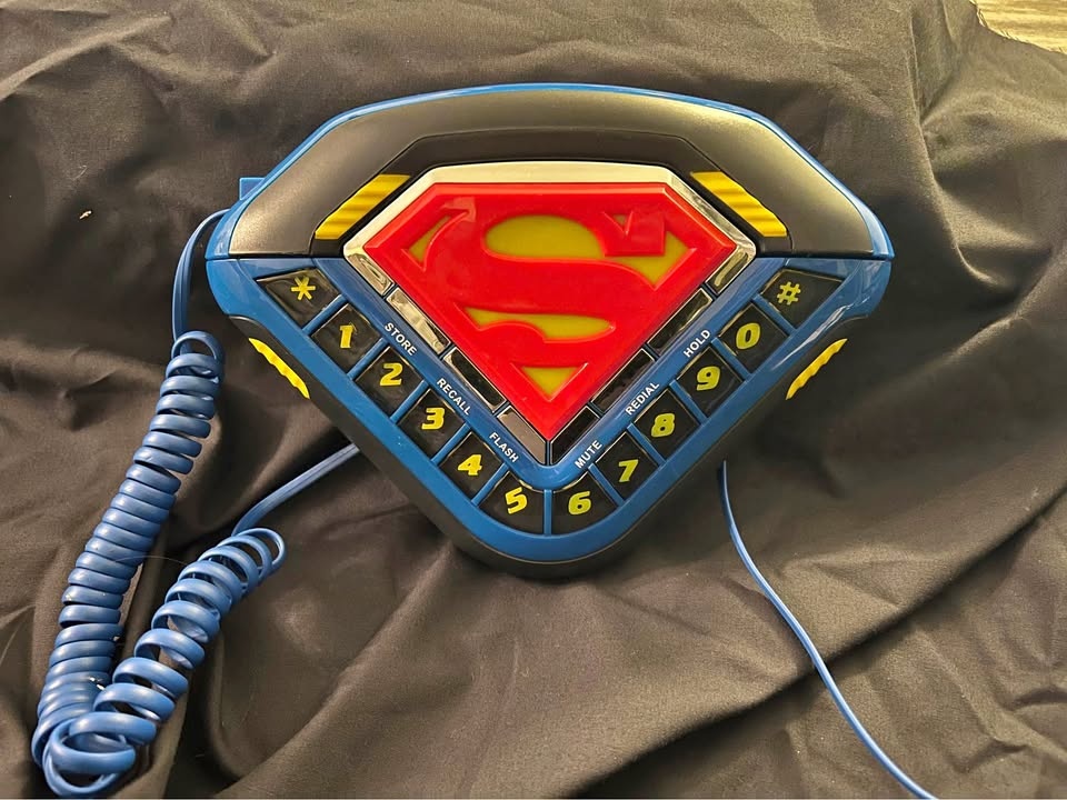 Superman landline phone