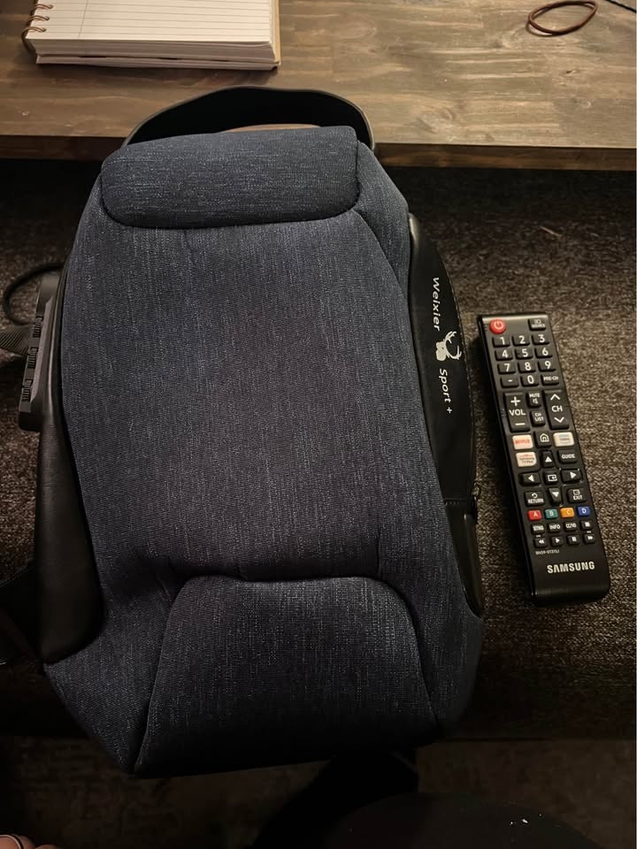 Anti theft crossbody backpack with hidden cellphone charging cab - photo 2