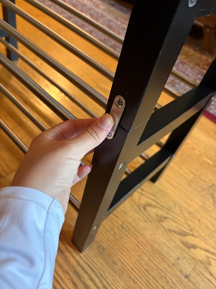 Ikea TJUSIG Shoe rack, black, 31 1/8x12 5/8x14 5/8 " - photo 4